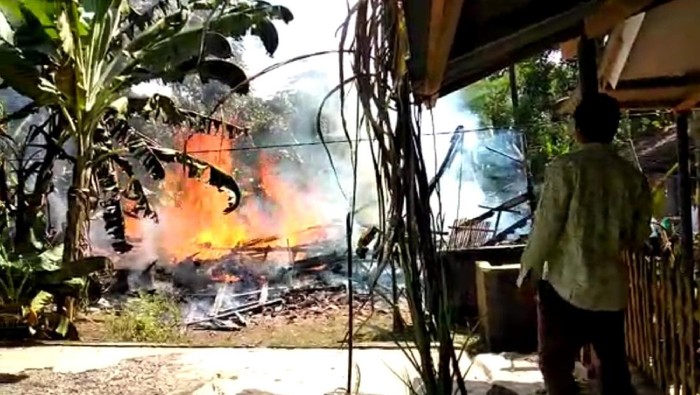 Kebakaran rumah di Ciamis