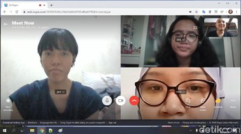 detikINET mengambil urutan terendah. Di posisi ke-15 ada Skype yang jadi pilihan orang Indonesia untuk berkomunikasi secara virtual. Foto: Adi Fida Rahman/detikINET