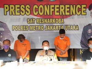 Wanita Bandar Narkoba Ditangkap Polres Jakut, Kurirnya Ditembak Mati