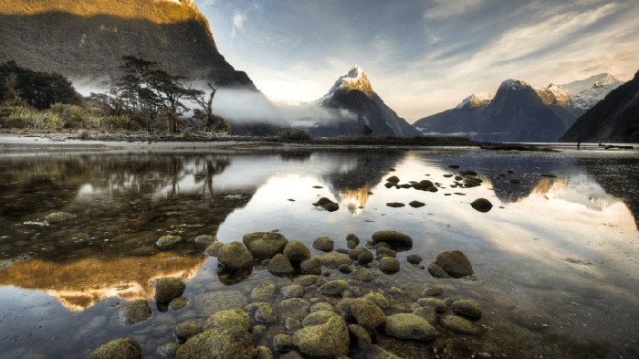 Alam liar berbagai negara, alaska, florida selatan, patagonia, namibia, laplandia, fiordland, pyrenees, australia utara