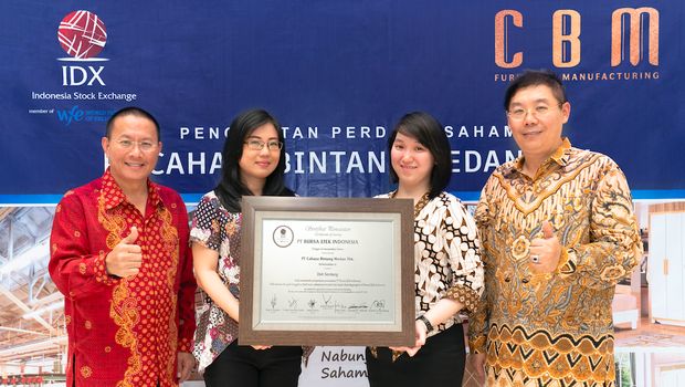 HOLTiga Emiten Baru Listing di BEI, Saham Naik 35%