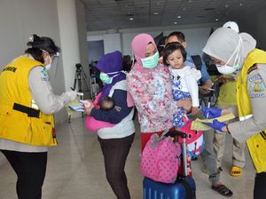 TKI dari Malaysia Tiba di Bandara Kualanamu