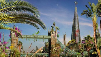 Big Ben akan berhenti dan keseluruhan wilayah tersebut menjadi rawa-rawa. Foto: via Brainberries