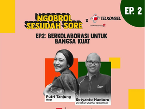 Live IG Bareng Putri Tanjung, Bos Telkomsel Ungkap Jurus Lawan Corona