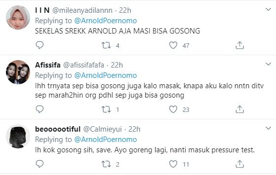Chef Arnold Poernomo masak gyoza
