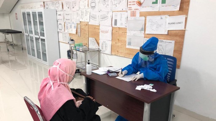 Pekerja migran Indonesia jalani rapid test