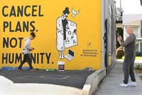 seni grafiti corona