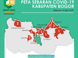 Update Corona Kabupaten Bogor: 29 Kasus Positif, ODP 400, PDP 356