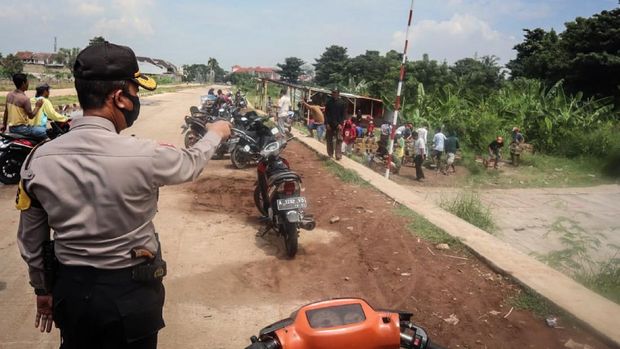 Polres Cilegon Bubarkan Lomba Burung Saat Wabah Corona