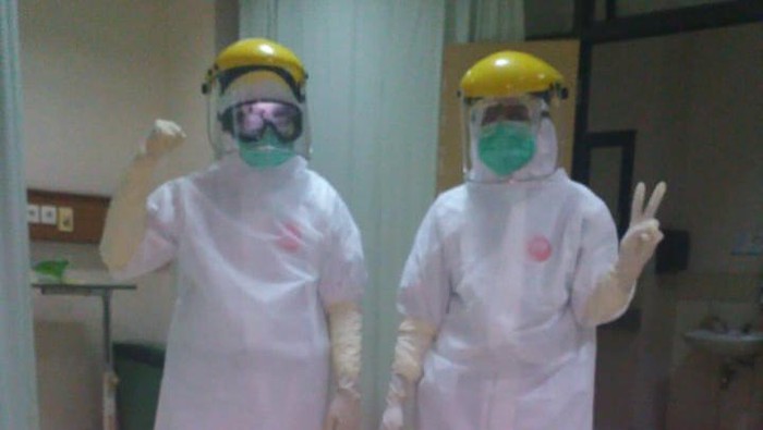 Tenaga medis di RSHS Bandung