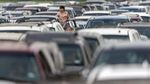 Potret Ribuan Mobil Antre Distribusi Makanan di Texas