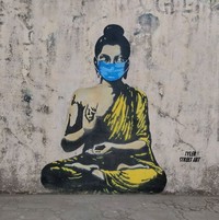 seni grafiti corona