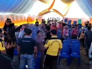 Polisi Bubarkan Pesta Nikahan Warga di Sultra yang Nekat Digelar Saat Corona
