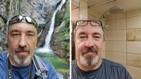 Dulu bisa selfie di depan air terjun yang indah, sekarang cukup di depan shower kamar mandi.  
