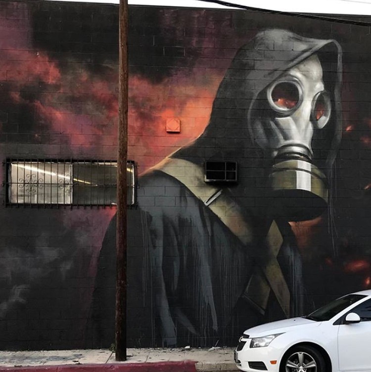 seni grafiti corona