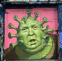 seni grafiti corona