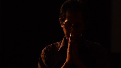 Suasana Misa Jumat Agung di Tengah Pandemi Corona