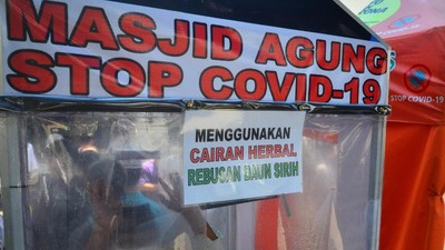 Bilik Disinfektan Herbal di Kudus Siap Basmi Corona