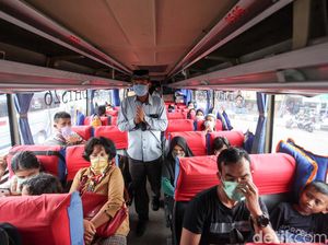 Sebelum Jokowi Larang Mudik, Penumpang Bus Sudah Sepi dan Tiket Naik 50%