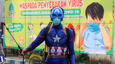Kala Superhero Berjuang Basmi Corona