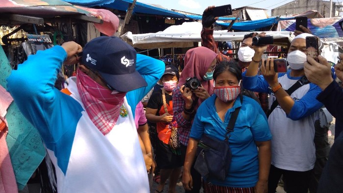Razia masker Plt Walkot Medan