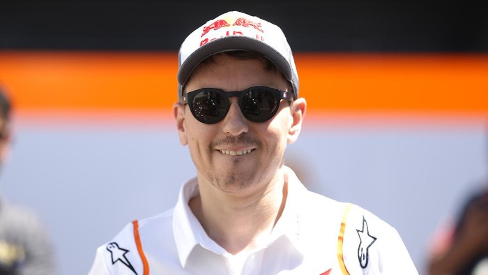 PHILLIP ISLAND, AUSTRALIA - OCTOBER 24: Jorge Lorenzo of Spain rider of the #99 Repsol Honda Team Honda is seen in the paddock during previews ahead of the 2019 MotoGP of Australia at Phillip Island Grand Prix Circuit on October 24, 2019 in Phillip Island, Australia. (Photo by Robert Cianflone/Getty Images)