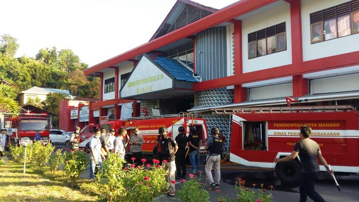 Kebakaran di Lapas kelas II A Tuminting Manado (dok. Istimewa)