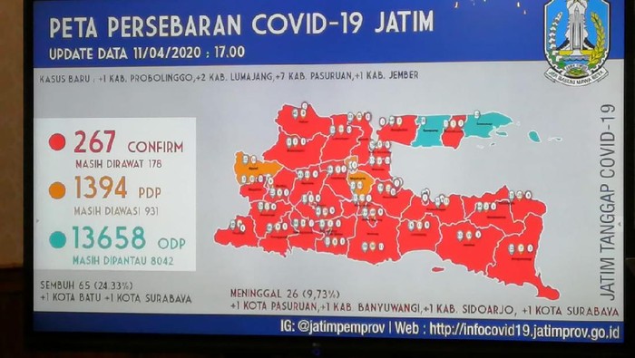Gubernur Jawa Timur Khofifah jumpa pers di grahadi