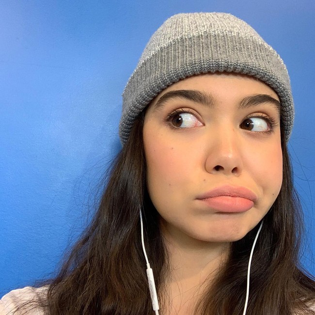 Pengakuan ini disampaikan Aulii lewat postingan di TikTok. Dia tampil lip sync menyanyikan sepenggal lirik lagu Eminem, Those Kinda Nights. Foto: Instagram/@auliicravalho