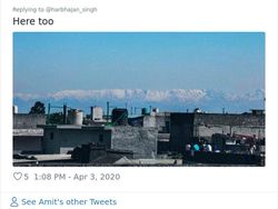 Karena Pandemi, Polusi Berkurang dan Himalaya Tampak Nyata