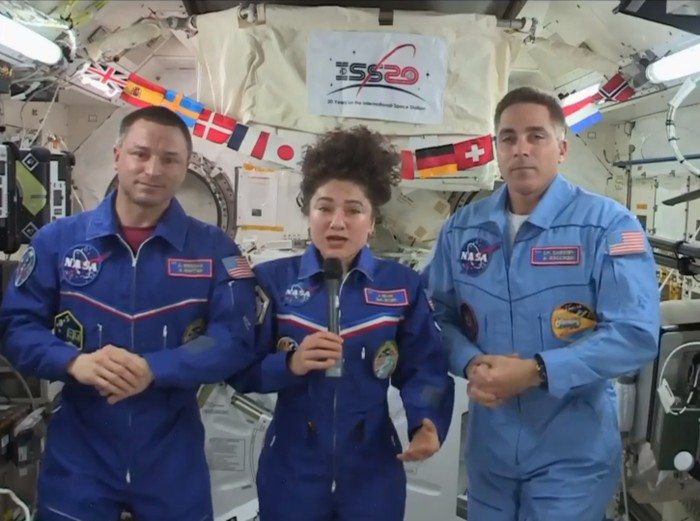 Tiga astronaut NASA di ISS