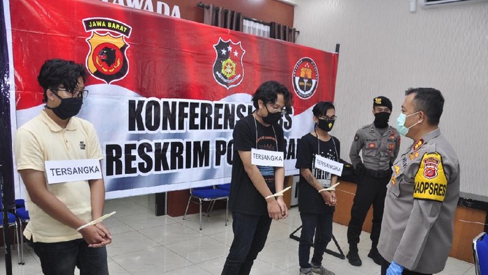 Tiga pelaku vandalisme di Kota Banjar