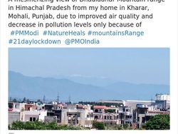 Karena Pandemi, Polusi Berkurang dan Himalaya Tampak Nyata