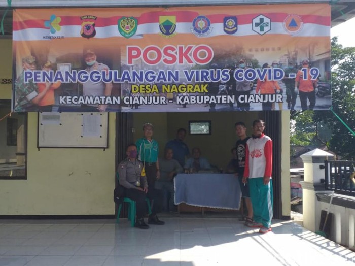 Gugus tugas COVID-19 Cianjur bentuk posko gabungan di tingkat desa.