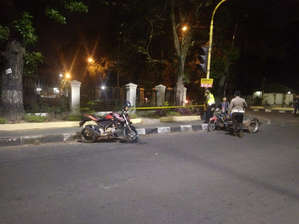 Lokasi pria tiba-tiba tergeletak di Medan (Datuk Haris-detikcom)