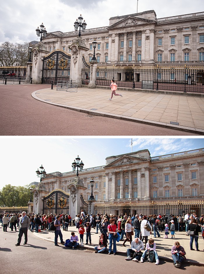Kota London yang Dulu Ramai Kini Sepi Gegara Corona Inggris terapkan pembatasan sosial di wilayahnya untuk putus rantai sebaran Corona. Kota London yang jadi destinasi wisata populer pun kini sepi dari wisatawan.
