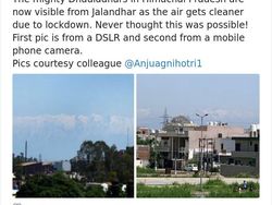 Karena Pandemi, Polusi Berkurang dan Himalaya Tampak Nyata