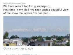 Karena Pandemi, Polusi Berkurang dan Himalaya Tampak Nyata