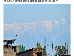 Karena Pandemi, Polusi Berkurang dan Himalaya Tampak Nyata