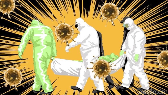 Ilustrasi Virus Corona, Covid 19 Poster