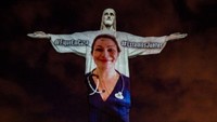 Begini penampakan Patung Kristus di Rio de Janeiro, Brasil.