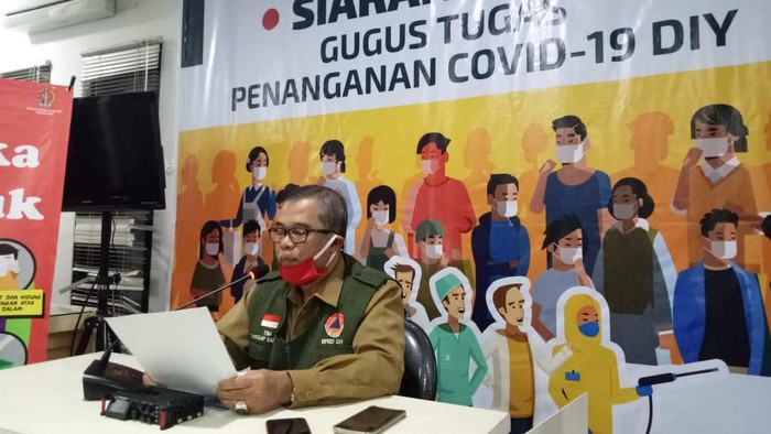 Wakil Sekretaris Gugus Tugas Percepatan Penanganan COVID-19 DIY, Biwara Yuswantana, Senin (13/4/2020).