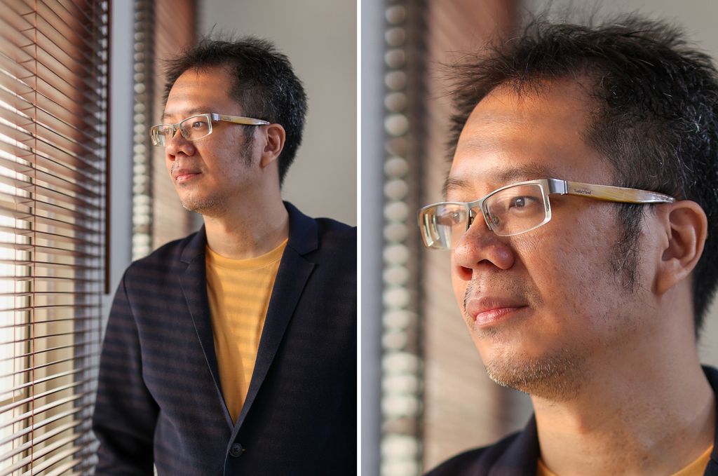 foto dengan lensa EF 85mm f/1.4 IS L USM. Kanan: Crop dari foto kiri menunjukkan detail yang tertangkap dengan baik.