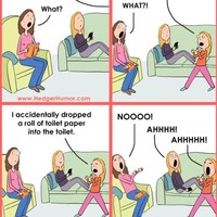 Kalau sebelum pandemi Corona kamu tidak sengaja menghabiskan tisu di rumah dengan menjatuhkannya ke dalam toilet bukanlah masalah besar, maka sekarang, hal itu bisa memancing kepanikan sekeluarga loh. Kamu tahu kan sekarang ini tisu sudah menjadi barang yang berharga? Foto: Facebook Hedger Humor