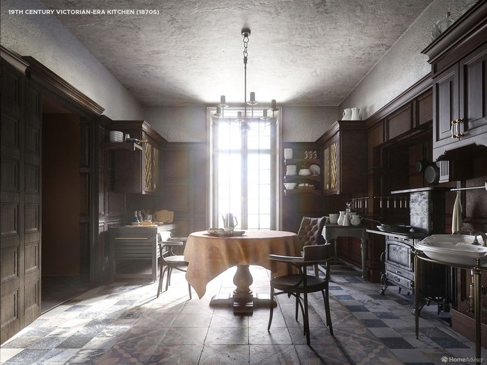 Desain dapur dari abad ke abad