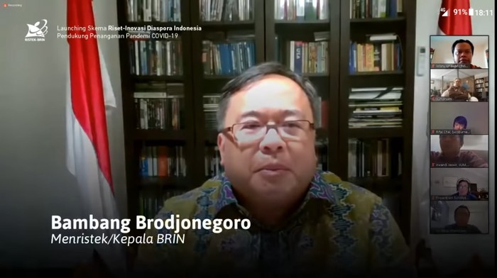 Menristek/Ka-BRIN Bambang P.S. Brodjonegoro