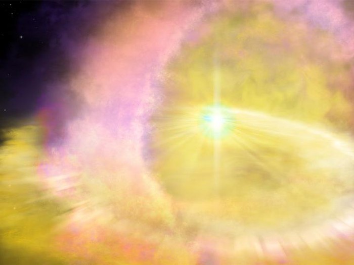ilustrasi supernova