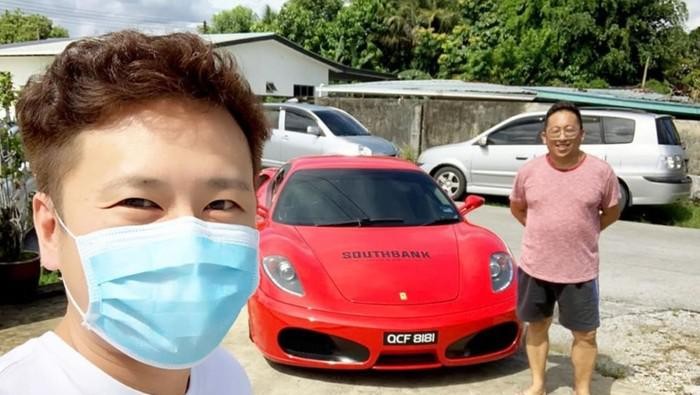 Kirim makanan pakai mobil dan motor mewah