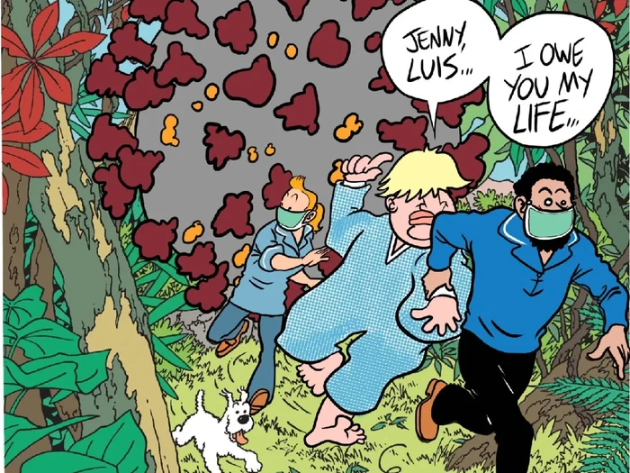 Komik The Aventures of Boris and the Coronavirus