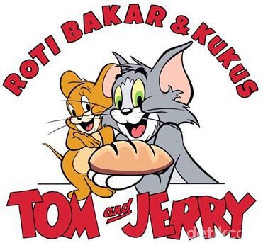 Roti bakar dan kukus Tom & Jerry